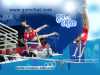 Svetlana Khorkina Athens 2004 Olympics Gymnastics Bars Collage - computer desktop wallpaper