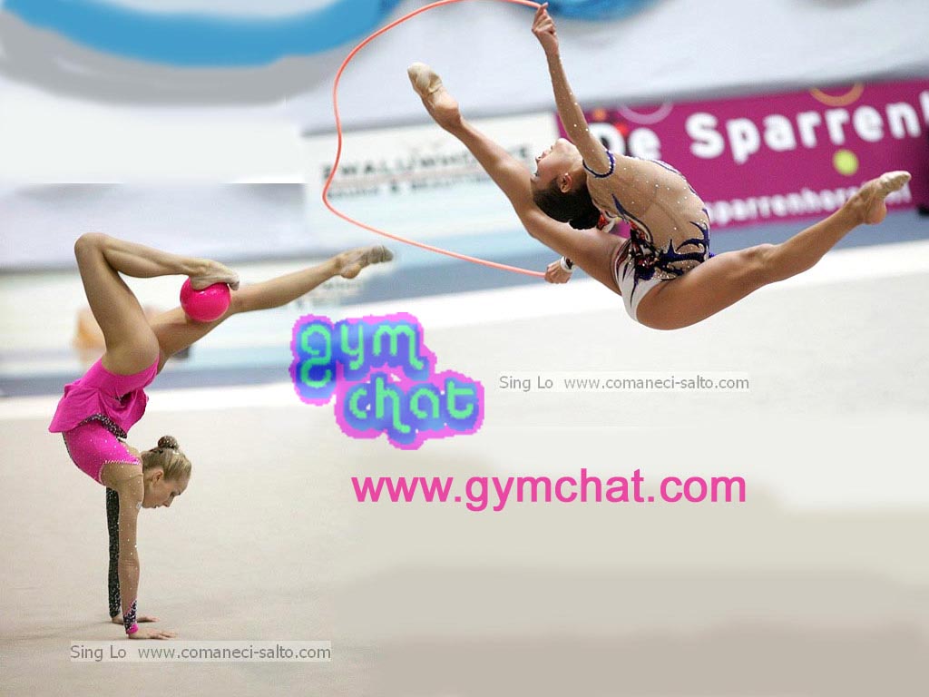 Rhythmic Gymnastics Collage - computer desktop wallpaper1