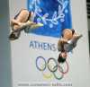 Loudy Tourky and Linda Folauhola, Austrialia  - 2004 Olympics Synchronized Diving 10m platform