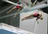Goncharova and Koltunova, Russia - 2004 Olympics Synchronized Diving 10m platform