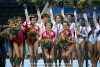 Russian & Romanian Women's Gymnastics Team awards - 2004 Athens Summer Olympics