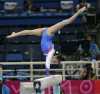 Liudmilla Ezhova beam handstand split - 2004 Athens Summer Olympics