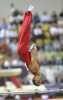 Flavius Koczi pommel horse dismount - Aarhus Worlds 2006