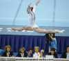Terin Humphrey beam split leap - 2004 Athens Summer Olympics