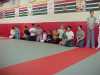 Kids lining up at blind judo kids clinic (2), KRON 4 News Taping - April 2004