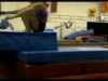 gymnastics - front tuck on beam