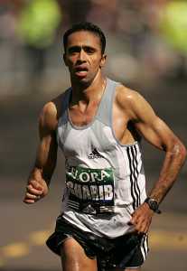 Jaouad Gharib 2nd MAR  - Flora London Marathon 2005