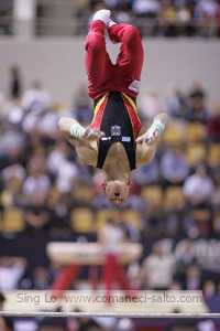 Fabian Hambuechen high bar kovacs - Aarhus Worlds 2006