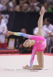 Un Jong Hong floor dance - Aarhus Worlds 2006