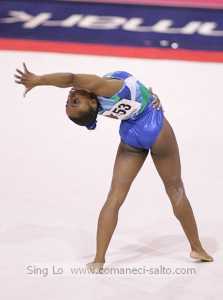 Daiane dos Santos floor dance - Aarhus Worlds 2006