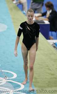 Svetlana Khorkina vault walk - 2004 Athens Summer Olympics