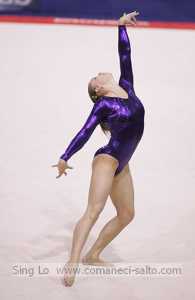 Natasha Kelley floor dance - Aarhus Worlds 2006