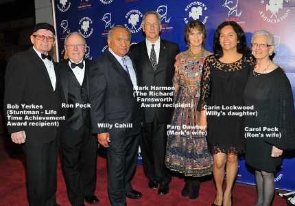 Mark Harmon & Bob Yerkes Group Photo - Stuntmen's Association