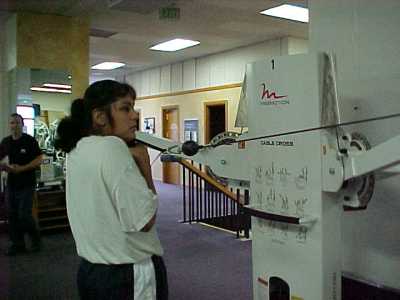 Lori Pierce - preparing for Athens 2004 Paralympics - Judo - photo 1
