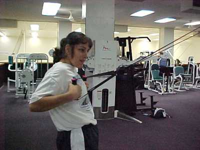 Lori Pierce - preparing for Athens 2004 Paralympics - Judo - photo 3