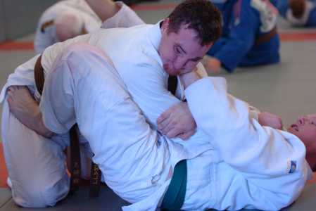 Mat work - Paralympic Judo Practice at Cahill's Judo Academy