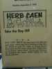 Herb Caen Column - Cahill's Judo Team