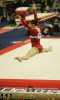 Chellsie Memmel beam straddle jump middle split - Aarhus Worlds 2006 